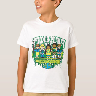 地球はペンシルバニアをからかいます Tシャツ