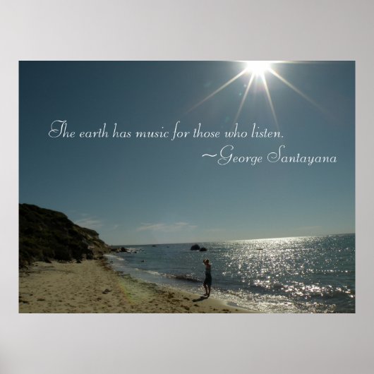 地球はポスターの人々のための音楽を持聞っている ポスター (正面)