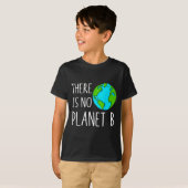 地球は一つしかない - 地球温暖化 Tシャツ (正面フル)