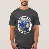 地球は丸い会 Tシャツ (正面)