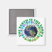 地球は主のクリスチャンである マグネット (正面/裏面)