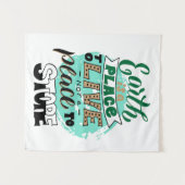 地球は保存しない住む場所である タペストリー (正面(横))