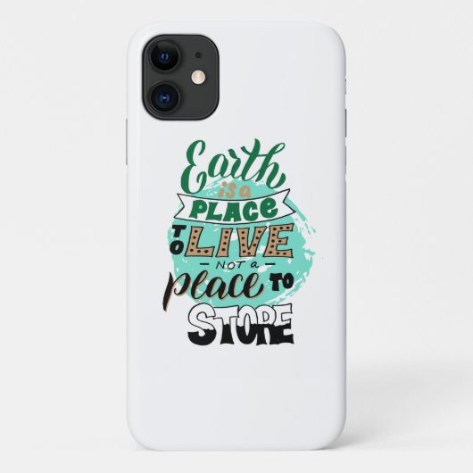 地球は保存しない住む場所である Case-Mate iPhoneケース (裏面)