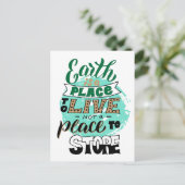 地球は保存しない生きる場所だ ポストカード (スタンド正面)