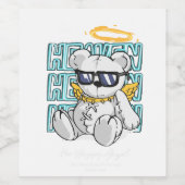 地球は天国-美しいはすべてのまわりに私たち ワインラベル (シングルラベル)