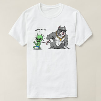 地球は安全じゃない Tシャツ