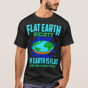 地球は平らだ Tシャツ