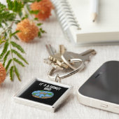 地球は平らなドーナツそれは平らなBro平らな地球 キーホルダー (側面)