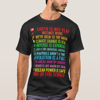 地球は平らなワクチンではない気候変動 Tシャツ