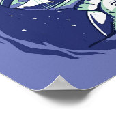 地球は平坦な理論の外おもしろい空間である ポスター (角)