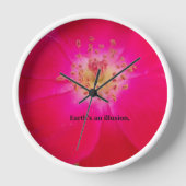地球は幻想だ 壁時計 (正面)