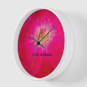 地球は幻想だ 壁時計 (傾斜)