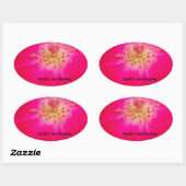 地球は幻想だ 楕円形シール (シート)