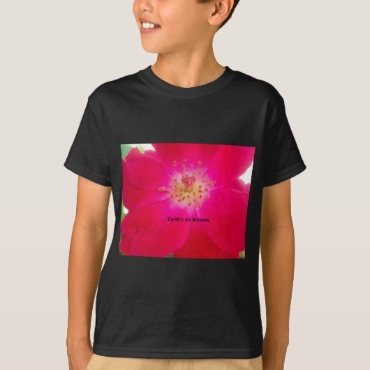 地球は幻想だ Tシャツ (正面)