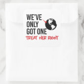 地球は得一つ スクエアシール (バッグ)