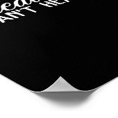 地球は悲しみがない天国は十字架を癒すことはできない ポスター (角)