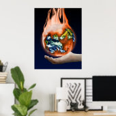 地球は我々の手にある ポスター (ホームオフィス)