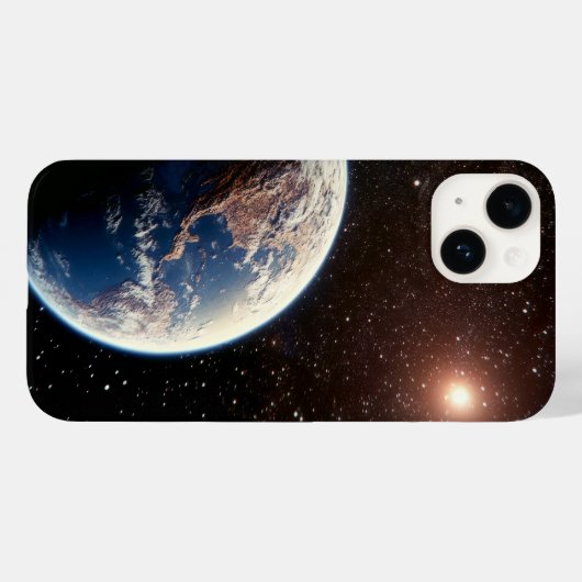 地球は故郷 Case-Mate iPhoneケース (裏面 (横))