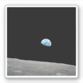 地球は月面地平線の上に上昇する。 シール (正面)