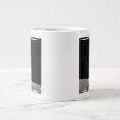 地球は月面地平線の上に上昇する。 ジャンボコーヒーマグカップ (正面)