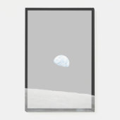 地球は月面地平線の上に上昇する。 ポストイット (正面)