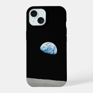 地球は月面地平線の上に上昇する。 iPhone 15ケース