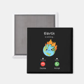 地球は気候変動の気候保護と呼んでいる マグネット (正面/裏面)