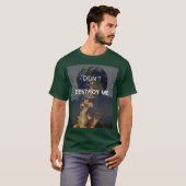 地球は泣いている。 Tシャツ (正面フル)