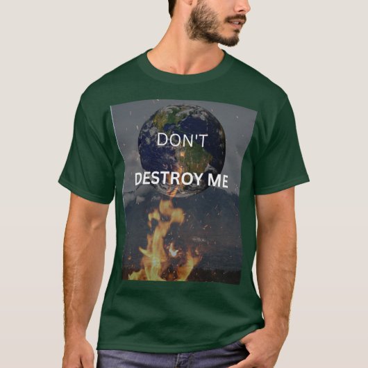 地球は泣いている。 Tシャツ (正面)