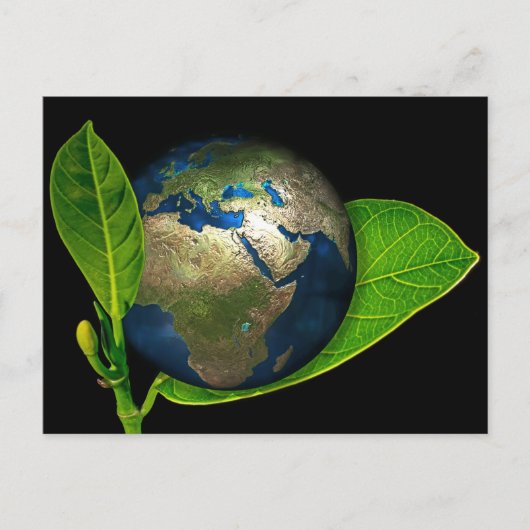 地球は生まれ ポストカード (正面)