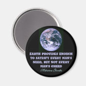 地球は磁石を供給する マグネット (正面/裏面)