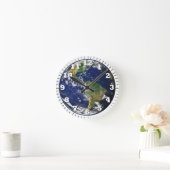 地球は私たちの地球だ ラウンド壁時計 (ホーム)