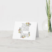 地球は花で笑う カード (正面)