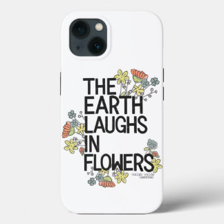 地球は花で笑う iPhone 13ケース