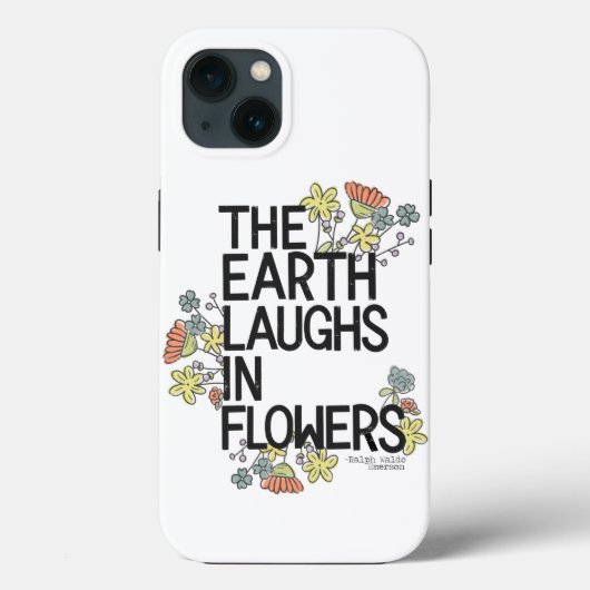 地球は花で笑う Case-Mate iPhoneケース (裏面)