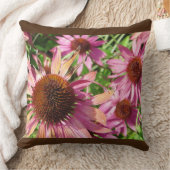 "地球は花の屋内アクセントの枕で笑います クッション (ブランケット)