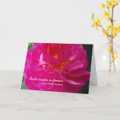 地球は花Notecardで笑います カード (黄色い花)