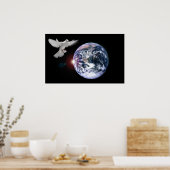 地球は諸侯美術の素晴らしキャンバス印刷 ポスター (キッチン)