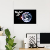 地球は諸侯美術の素晴らしキャンバス印刷 ポスター (ホームオフィス)