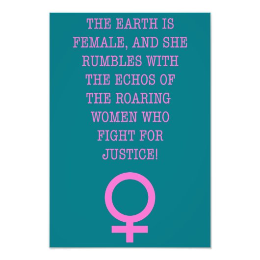 地球は雌だ フォトプリント            (正面)