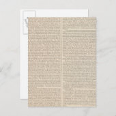 地球への熱分布を続ける ポストカード (正面/裏面)