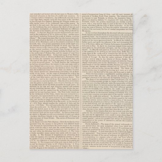 地球への熱分布を続ける ポストカード (正面)