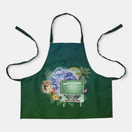 地球へようこそ エプロン