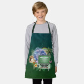 地球へようこそ エプロン (着用した状態)