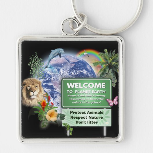 地球へようこそ キーホルダー (正面)