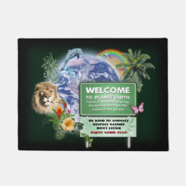 地球へようこそ ドアマット