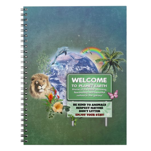 地球へようこそ ノートブック (正面)
