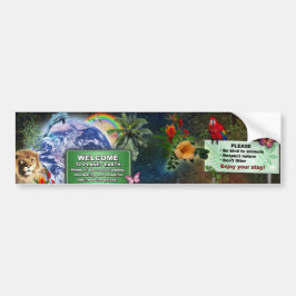 地球へようこそ バンパーステッカー