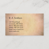 地球へようこそ 名刺 (裏面)