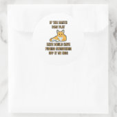 地球もしは平らな猫で全てを押し出していた ラウンドシール (バッグ)